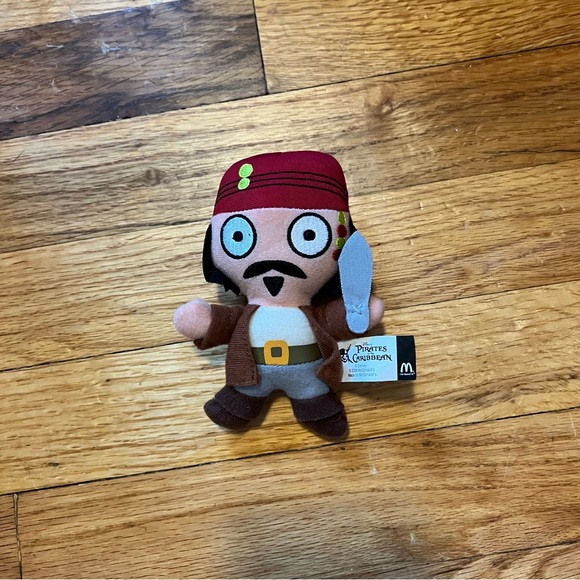 McDonald's Disney Pirates of the Caribbean Jack Sparrow Plush - Picture 2 of 5